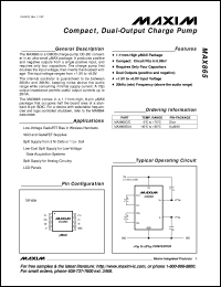 Click here to download MAX873BCPA Datasheet