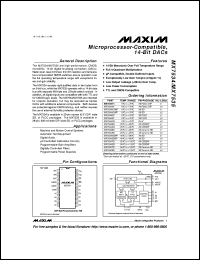 Click here to download MAX333CWP+ Datasheet