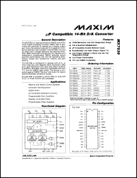 Click here to download MAX334EWE+ Datasheet