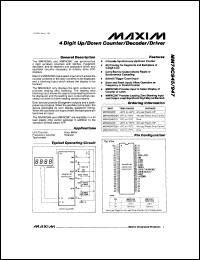 Click here to download MAX696EPE Datasheet
