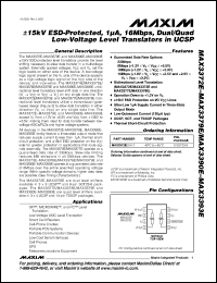 Click here to download MAX3390EEBC-T Datasheet