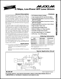 Click here to download MAX3735EGG Datasheet