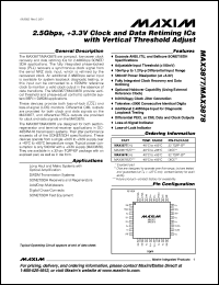 Click here to download MAX3877E/D Datasheet