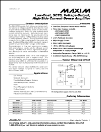 Click here to download MAX4073FAUT-T Datasheet