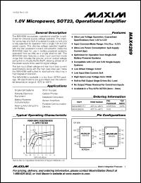 Click here to download MAX4289ESA+T Datasheet