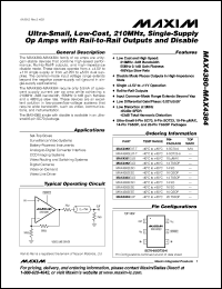 Click here to download MAX4383ESD Datasheet
