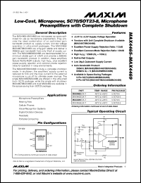 Click here to download MAX4465EUK+ Datasheet