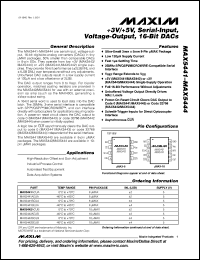 Click here to download MAX5441BEUA+ Datasheet