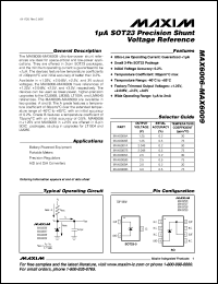 Click here to download MAX6006BESA Datasheet