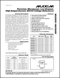 Click here to download MAX6066AEUR-T Datasheet