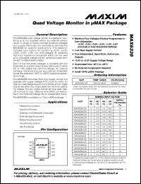 Click here to download MAX6338NUB+ Datasheet