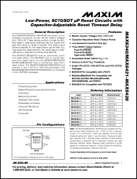 Click here to download MAX6421US22-T Datasheet
