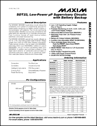 Click here to download MAX6363LUT46-T Datasheet