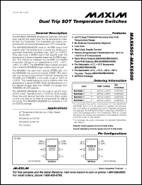 Click here to download MAX6505UTP010 Datasheet