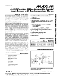 Click here to download MAX6649MUA+ Datasheet