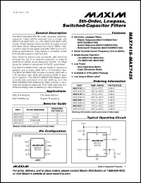 Click here to download MAX7424EUA-T Datasheet