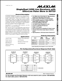 Click here to download MAX9113EKA+ Datasheet