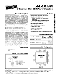 Click here to download MAX1585ETJ+T Datasheet