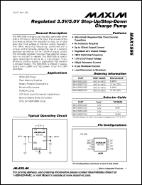 Click here to download MAX1595ETC50 Datasheet