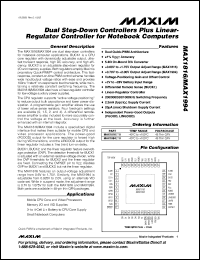 Click here to download MAX1994ETM+T Datasheet