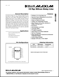 Click here to download DS1110E-500 Datasheet