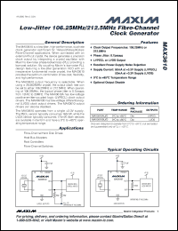 Click here to download MAX3610AU/D Datasheet