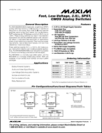 Click here to download MAX4646EUK-T Datasheet