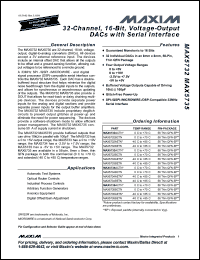 Click here to download MAX5733AETN Datasheet