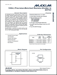 Click here to download MAX5490XA25000-T Datasheet