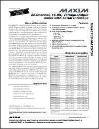 Click here to download MAX5732CCTN Datasheet