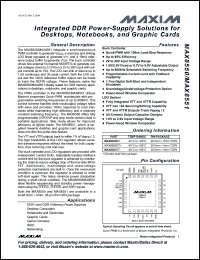 Click here to download MAX8550ETI+T Datasheet