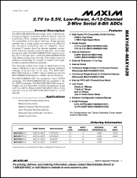 Click here to download MAX1036 Datasheet