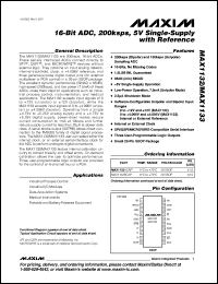 Click here to download MAX1133BCAP Datasheet