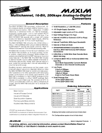 Click here to download MAX1168CCEG+T Datasheet