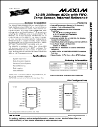 Click here to download MAX1229AEEP-T Datasheet