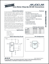 Click here to download MAX8715EUA Datasheet