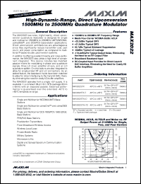 Click here to download MAX2022ETX Datasheet