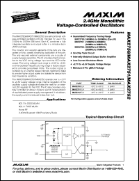 Click here to download MAX2751 Datasheet