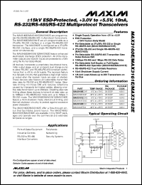 Click here to download MAX3160EEAP+ Datasheet