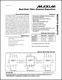 Click here to download MAX3772 Datasheet