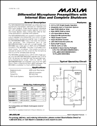 Click here to download MAX4060-MAX4062 Datasheet