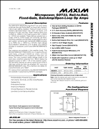 Click here to download MAX4075 Datasheet