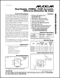 Click here to download MAX4432 Datasheet