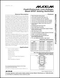 Click here to download MAX4713CSE Datasheet