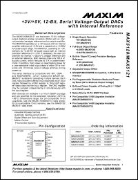 Click here to download MAX5120 Datasheet