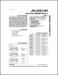 Click here to download MAX626 Datasheet