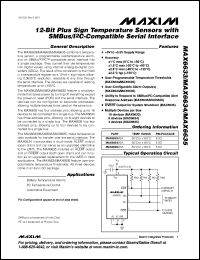 Click here to download MAX6634MSA-T Datasheet