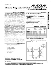 Click here to download MAX6668AUA70-T Datasheet