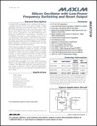 Click here to download MAX7378CMQW Datasheet
