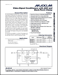 Click here to download MAX7450ESA+T Datasheet